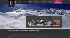Desktop Screenshot of elpro-la-plagne.com